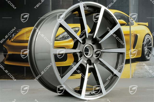 20" Felge Carrera Classic, Titan dunkel, 9,5J x 20 ET45