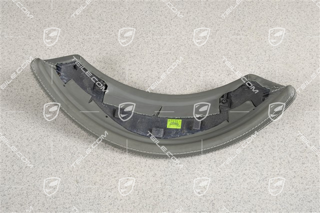 Instrumentenhutze, Leder, Steingrau