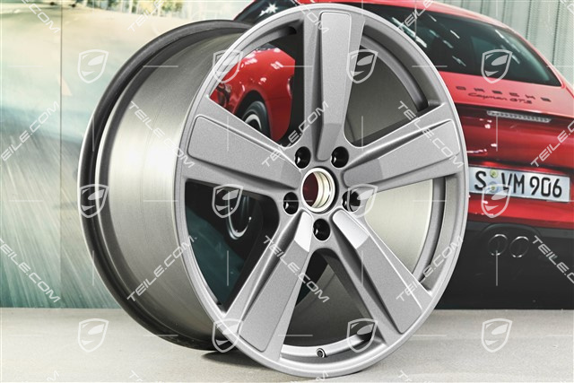 22-inch wheel rim, Exclusive Design Sport, 11,5J x 22 ET61, vesuvio grey