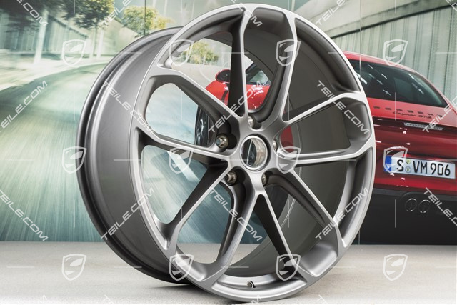 22'' Felga GT Design, 10J x 22 ET48, platinum satynowy półmat