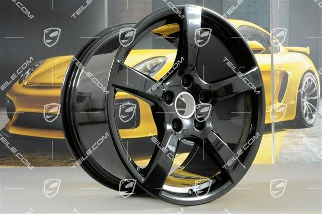19-inch wheel rim Cayman S, 10J x 19 ET45, black highgloss