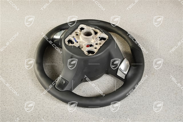 Lenkrad, Leder, Beheizt, Automatikgetriebe, Schwarz