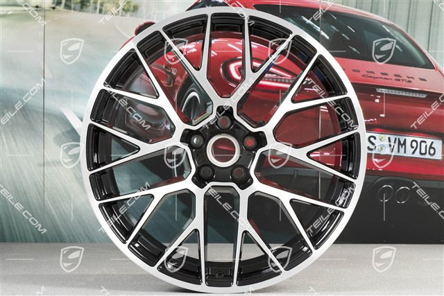 20" Felgensatz RS-Spyder Design, 9J x 20 H2 ET26 + 10J x 20 H2 ET19, schwarz hochglanz