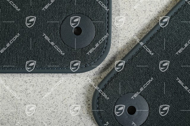 Komplet dywaników podłogowych, przód, (L+R), grafitowo-granatowy Graphite Blue