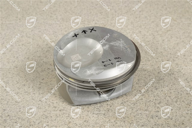 Kolben komplett mit Kolbenringe, Sprengring / Sicherungsring, Kolbenbolzen / Zyl. 1-4 560-565 G, S / GTS