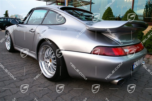 Spoiler tylny Turbo S, zawiera maskę tył (pokrywa silnika), komplet z kratką i wszystkimi drobnymi częściami