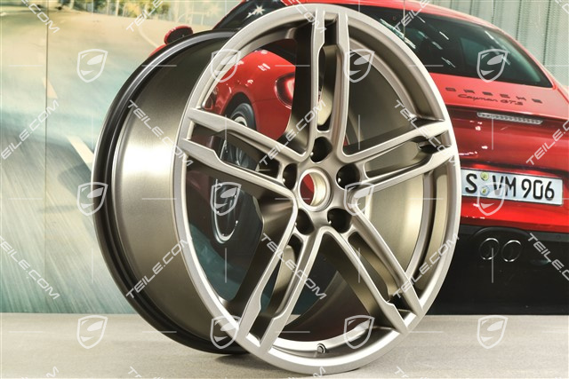 19" Felga, Turbo/Sport Design, 8,5J x 19 ET21, platinum satynowy półmat