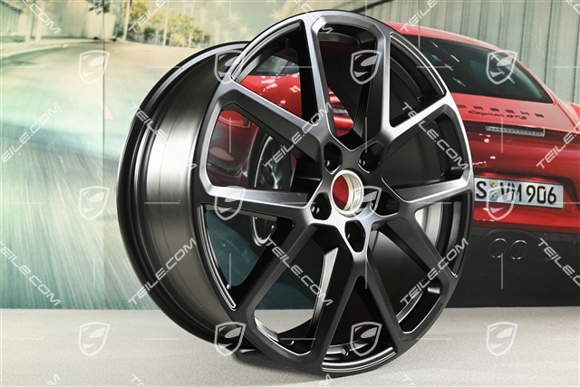 21" Felge Panamera Sport Design, 11,5J x 21 ET69, schwarz seidenmatt