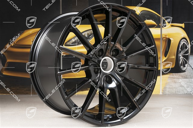 20" Felga Panamera Sport, 11,5J x 20 ET63, czarne (wysoki połysk)