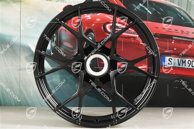 20-inch GT4 RS / Spyder RS wheel rim, 8,5J x 20 ET61, black satin matt