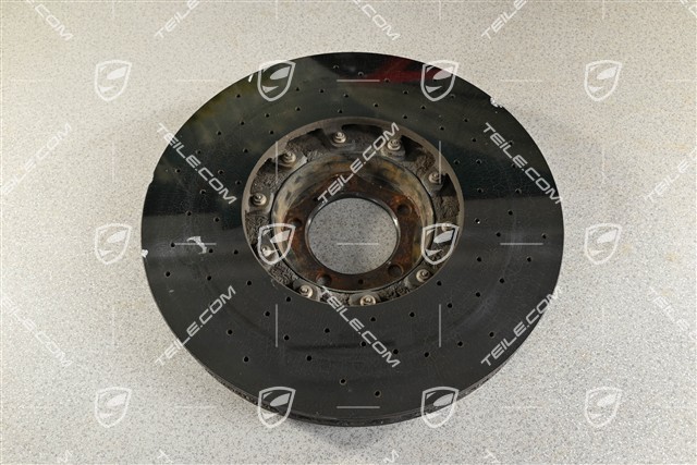 PCCB tarcza hamulcowa ceramiczna, 20" / 420mm, uszkodzona, L
