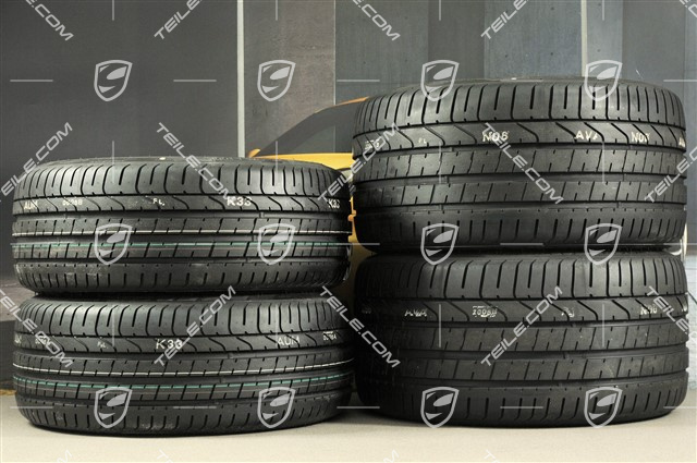 20" koła letnie, komplet Carrera S IV, Felgi 8,5J x 20 ET49 + 11,5J x 20 ET56 + opony letnie 245/35 ZR20+305/30 ZR20, z czujnikami ciśnienia