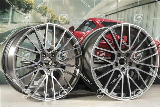 22" Felgensatz RS Spyder, 10J x 22 ET48 + 11,5J x 22 ET52, für Cayenne Coupé