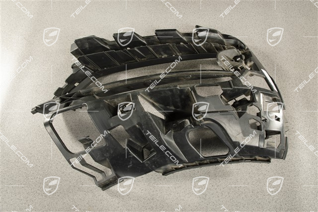 Kratka / wlot powietrza zderzak, Czarny mat, Sport Design / GTS, R