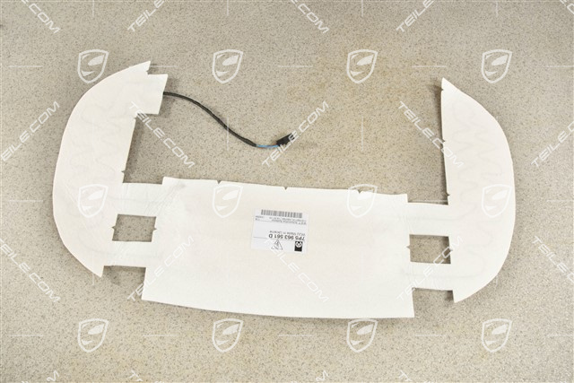 Heizmatte, Sitzwange, Hinten, L