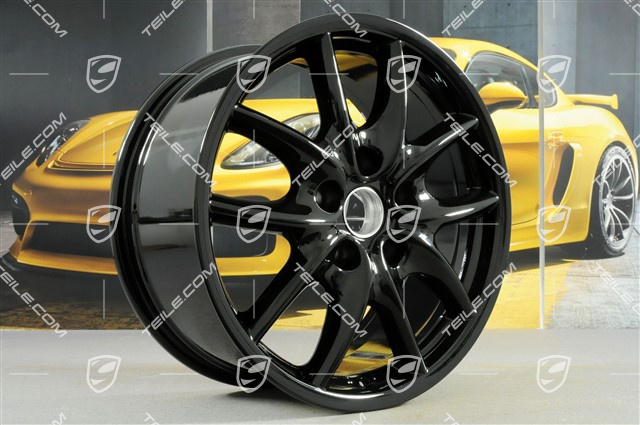 19-inch Cayenne Design wheel, 9J x 19 ET60, black high gloss