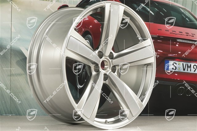 21" Felge "Exclusive Sport Design", 9,5J x 21 ET 27, platinsilber