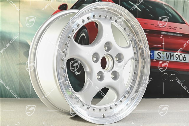 18" Felga, Turbo 3.6, 8J x 18 ET52, Speedline, srebrna
