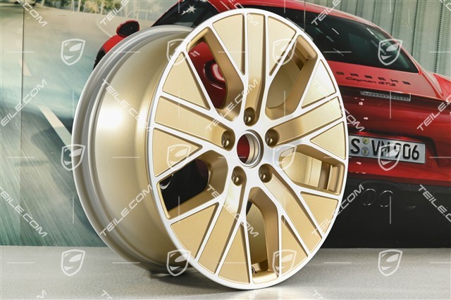 20" Felga Taycan Turbo Aero, 9J x 20 ET54, Aurum
