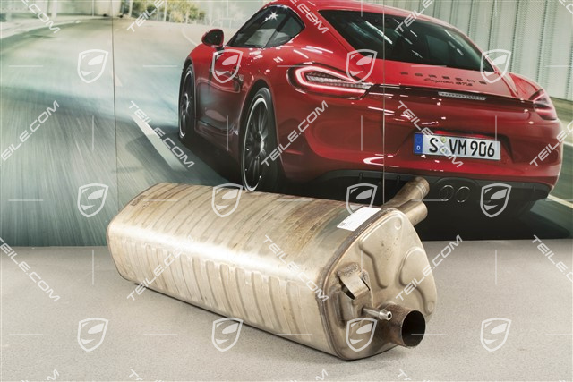 Rear silencer / muffler