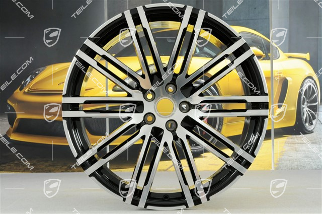 21'' Turbo III Felge, 9J x 21 ET26, schwarz hochglanz