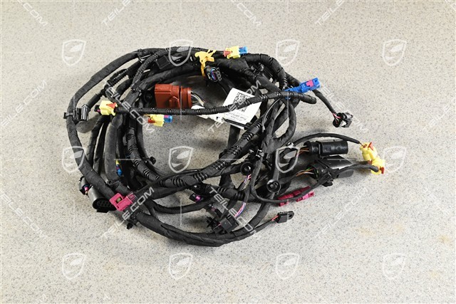 Wiring harness front bumper, Extended and crash-active pedestrian protection, RHD