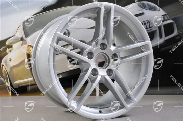 19" Felga Carrera, 11J x 19 ET69, Brilliantsilber
