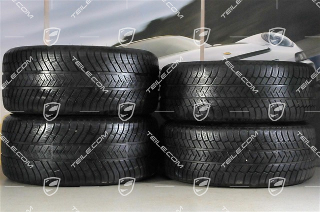19" Panamera TURBO Winterräder Satz, Felgen 9J x 19 ET 60 + 10J x 19 ET61 + Michelin Winterreifen 255/45 R19+285/40 R19, RDK-Sensoren
