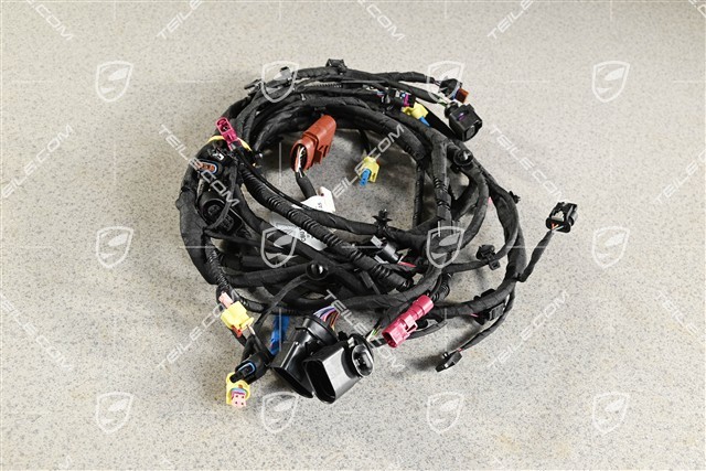 Wiring harness front bumper, Extended and crash-active pedestrian protection, RHD