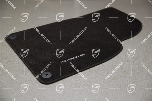 Fußmattensatz vorne (L+R), schwarz