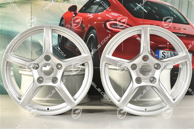 18" Felgensatz Boxster IV, 8J x 18 ET57 + 9,5J x 18 ET49