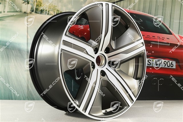 22" felgi Macan Exclusive Design, komplet, 9J x 22 ET29 + 11J x 22 ET47, Turbonit