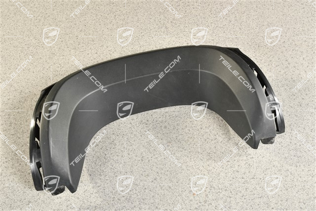 Blende am Endrohr, schwarz, GT4