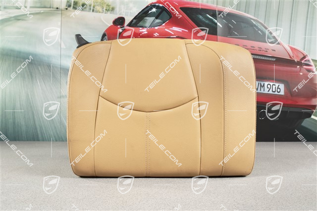 Back seat backrest, Coupe/Targa, leatherette, Sand beige, R