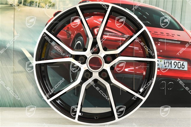 20" felga Cayenne S, 9J x 20 ET50, czarny wysoki połysk