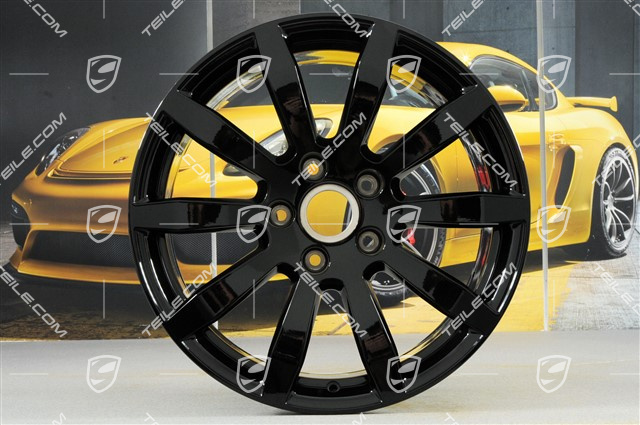 19" Cayenne S Felge, 8,5J x 19 ET47, schwarz hochglanz 19" Cayenne S Felge, 8,5J x 19 ET47, schwarz hochglanz