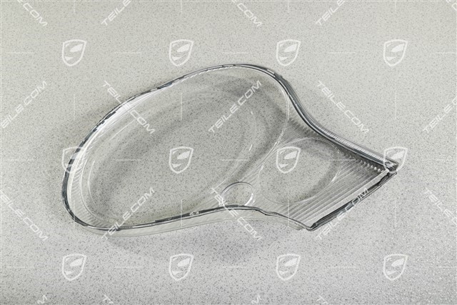Litronic headlight glass (bi-xenon), ribbed, R