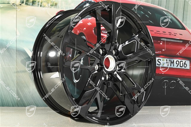 21" Felge Cross Turismo Design 9,5J x 21 ET60, schwarz hochglanz