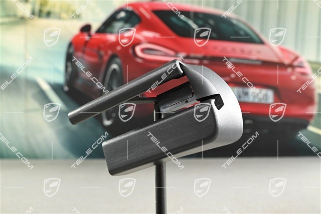 Abdeckschiene für Vordersitz manuell einstellbar, Schwarz, L