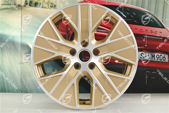 20" Felga Taycan Turbo Aero, 9J x 20 ET54, Aurum