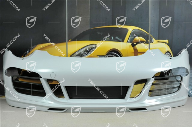 Aero Kit Cup Stoßstange vorne + Aero Kit CUP Frontspoiler + Heckspoiler mit Flügel, mit Scheinwerferreinigungsanlage Löcher,  ohne ParkAssistant (PDC)