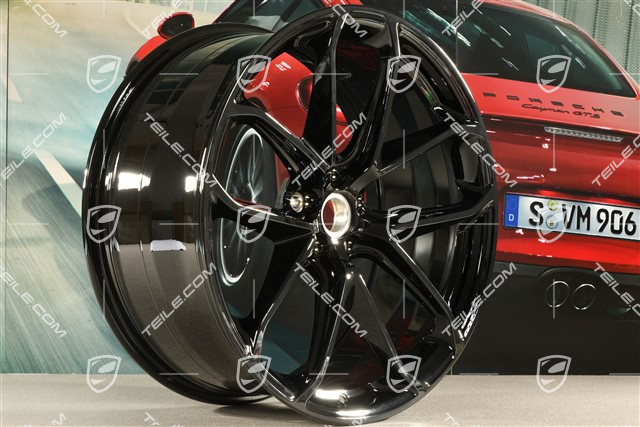 21" felga "GT Design" 9,5J x 21 ET 27, czarny wysoki połysk