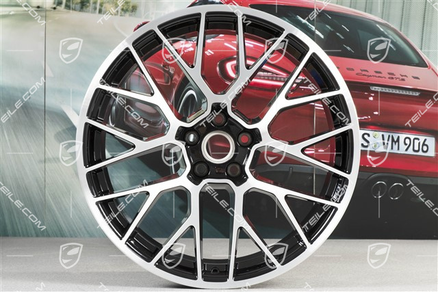20" Felge RS Spyder Design, 9J x 20 ET26, schwarz hochglanz