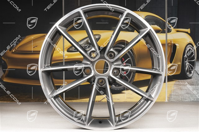 20" Felge Carrera Classic, 8,5J x 20 ET53, Titan