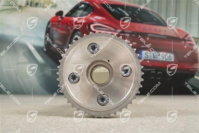 Camshaft adjuster unit, Inlet