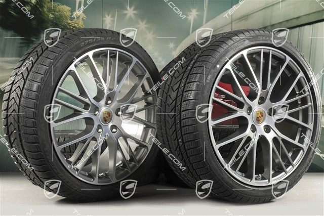 21" Koła zimowe, komplet "Exclusive Design Sport", felgi 9,5 J x 21 ET71 + 10,5 J x 21 ET71 + NOWE opony zimowe Pirelli Sottozero III 275/35 R21 + 315/30 R21