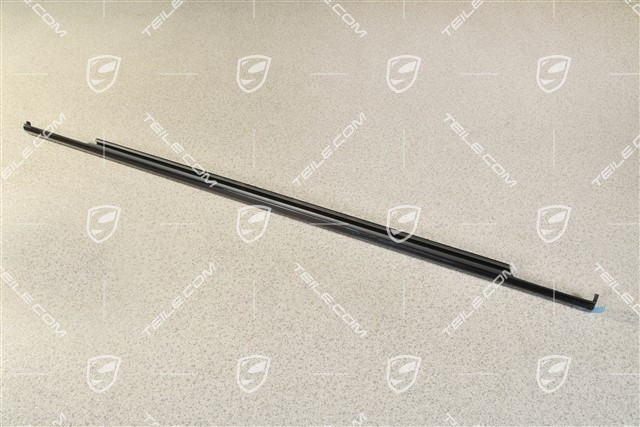 Listwa ozdobna, pakiet aluminium, czarna, tylna, dolna, R