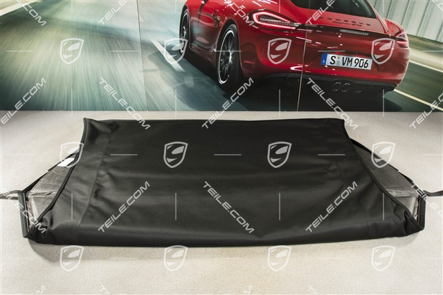 Convertible top covering, cabrio, black