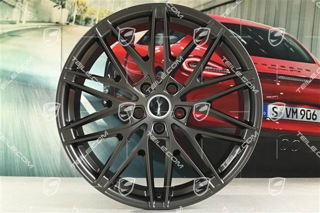22" Macan RS Spyder Design Felge, 11J x 22 ET47, Turbonite