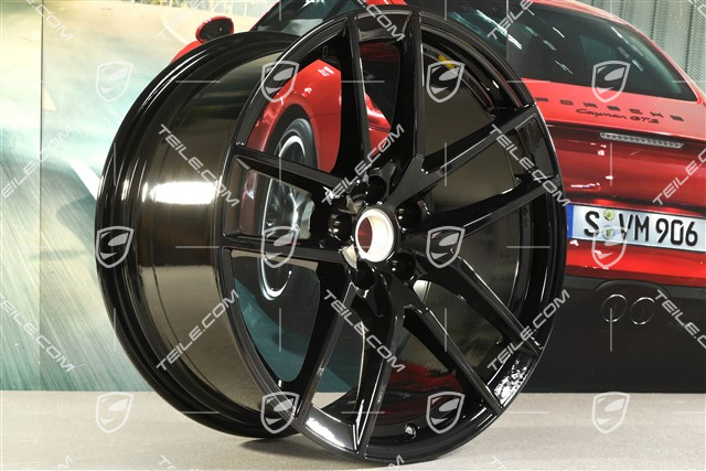 20-inch wheel rim "Macan S" 10J x 20 ET19, in black (high gloss)